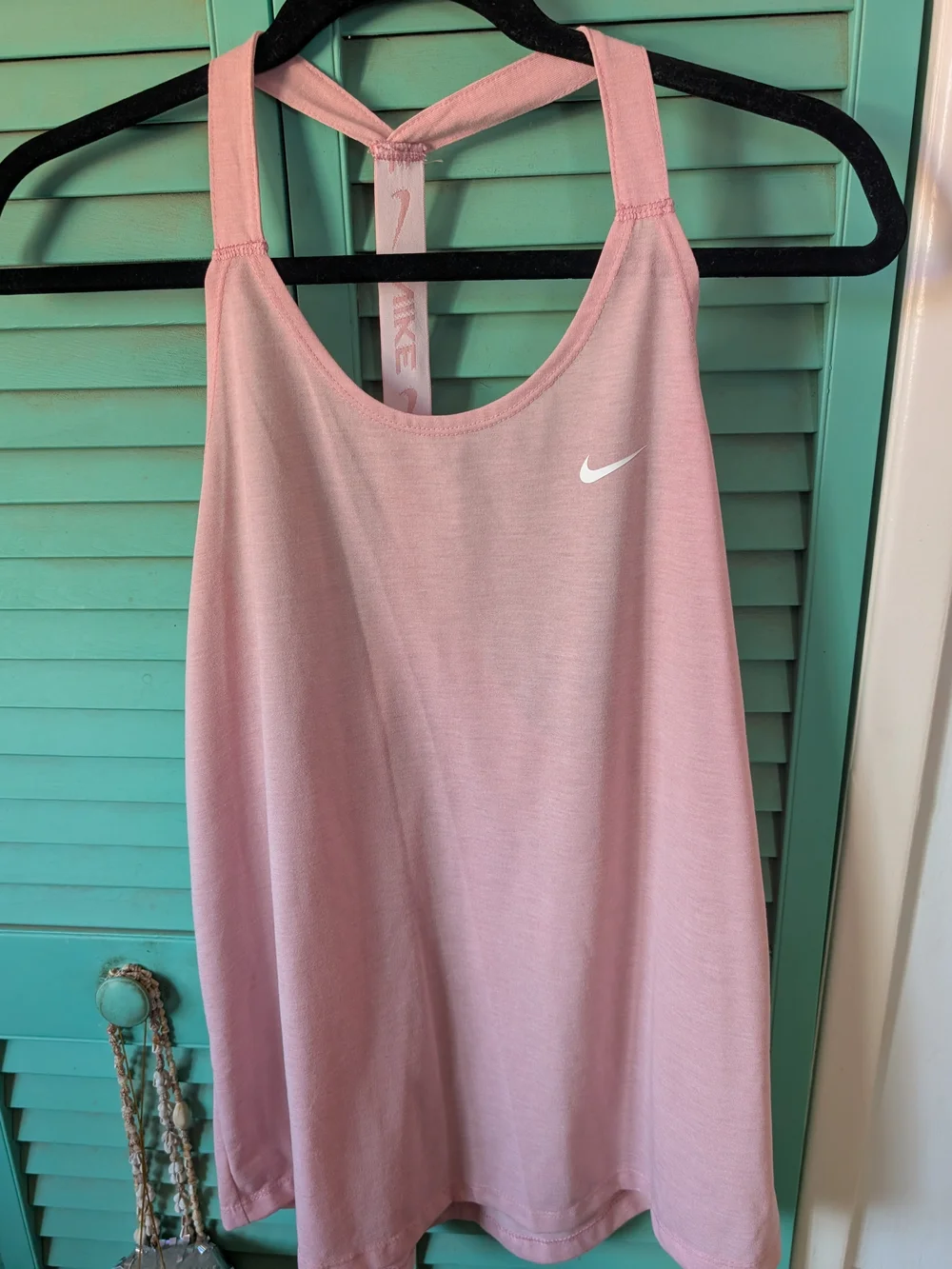 Nike Women's Pink Dri-FIT Tank Top